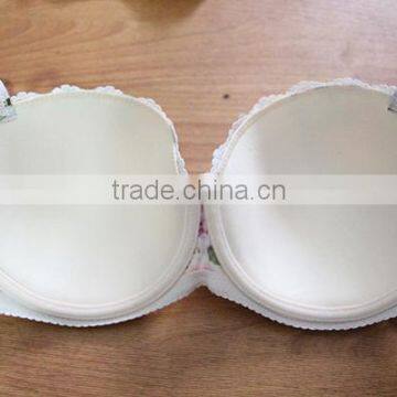 Fashion Printing Women Bra With Lace Trimming/new Style Bra photo-4
