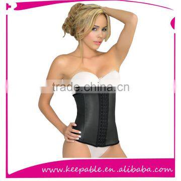 2016 Latest Top Quality Latex Rubber Sports waist Slimming Waist Trainer corset
