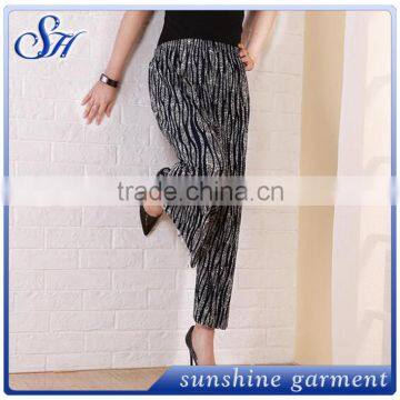 Grey Stripes Leggings Women's Loose Pants Hot Selling Fashion Style photo-2