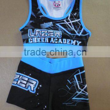 Professional Cheerleading Sports Bra, Anti-slip Silicon Gripper on Bottom photo-5