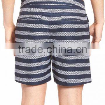 Custom Made Pattern Stripe Volley Swim Trunks Global Appeal Adult Swim Shorts Boy's Swim Trunks With Care Label photo-2