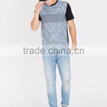 MGOO New Launched Digital Printing T Shirt In Bulk Men Short Sleeve Cotton T-shirts photo-5