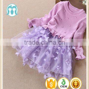 girls dress sweaters purple knitted tulle dresses children alibaba skirts and sweaters for baby girls guangzhou factory