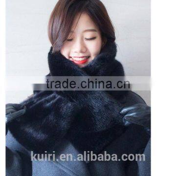 2016 New Style Fox Scarves Warm Plush Scarf Women Pareo Thicken Solid Fur Collar Rabbit's Hair Scarf