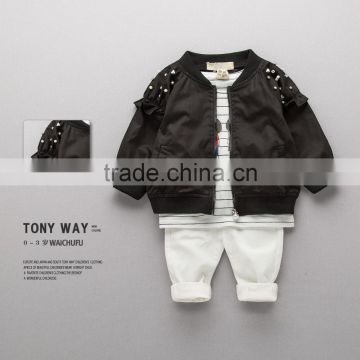 S16361A New Children Causal Zipper Jacket Boys Bomber Jackets