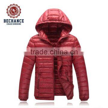 H1028 mens red light down jacket winter warm coat jackets wholesaler