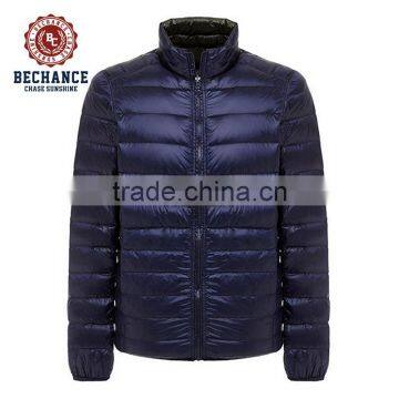 OEM Service Men Ultra Light Black Winter Down Jacket Packable Lightweight Coat Short Outwear PQ401 photo-3