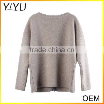 2016 Latest Designs Long Sleeve 100% Cashmere Cardigan Sweater photo-2