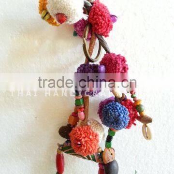 Key Chains Accessories Hill Tribe Handmade