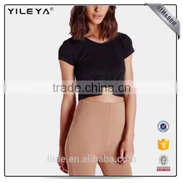 2017 Summer Custom Single Short-sleeve Round Neck Woman T Shirt photo-2