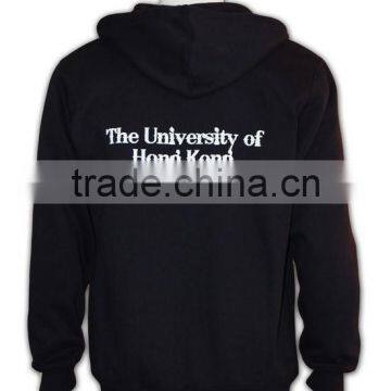 2015 Good Quality Wholesale Cheap Basic Black Lightweight Hoody photo-3