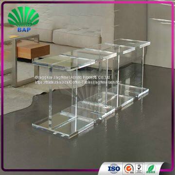 Transparent Plexiglass Nesting Table Home Furniture Tea Table Living Room Console Table photo-3
