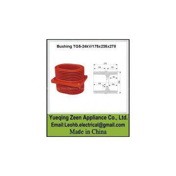 Epoxy Resin Wall Bushing Insulator For Electrical Transformer Switchgear,epoxy resin isolated bushing for switchgear cabinet,HV epoxy resin insulation bushing for switchgear,40.5KV epoxy resin wall bushing insulator