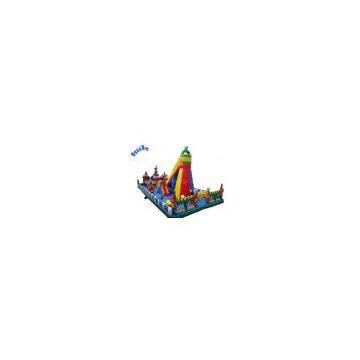 interesting inflatable slide/bouncy slide/amusement park