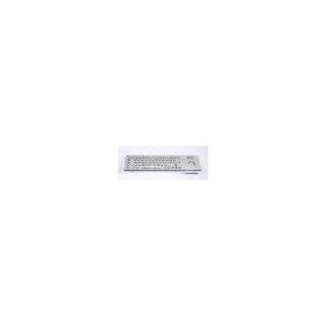 excellent tactile feel Panel mount multimedia keyboard with flush keys and numeric keypad
