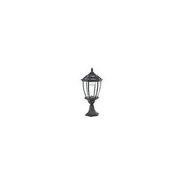 Traditional Outdoor Solar Garden Lights Aluminium Collumn Lamp