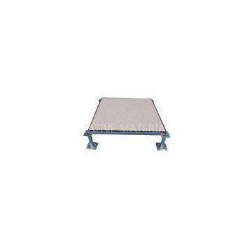 Anti Static Steel Raised Floor Tile HPL Finish , 567kg Concentrated Load