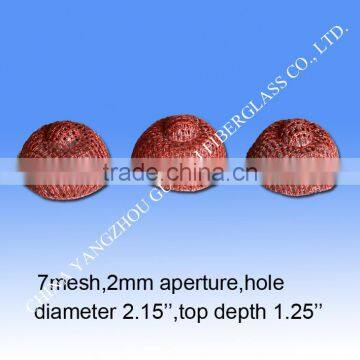 Producing Round cap shape Molten steel filtering part