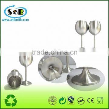 Food safe champagne cup with cooper plating