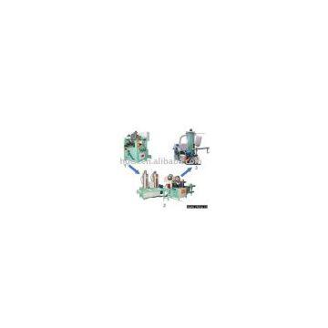 Bridge cutting off hot insulation production line