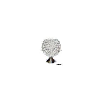 Crystal Ball Pillar Holder