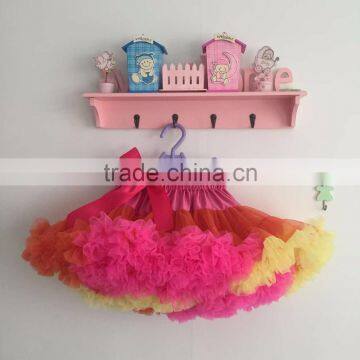 Latest design party skirts womans tutu skirt custom design wedding pettiskirt