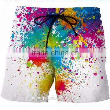 Men Fast Dry Sword Cat Beach Shorts/ Blue l na Creative Plus Size Beach Shorts With Pockets / Printed Sports Beach Wear photo-4