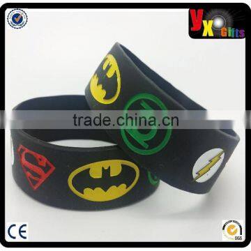 SSG 1 X NEW Multiple Super Heros Comfortable Rubber Silicone Wristband