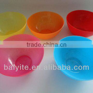 New model wholesale colorful plastic soup bowl for houseware fashion