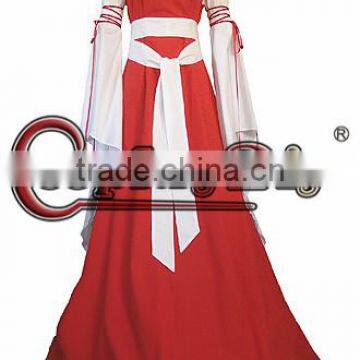 Red Medieval Victorian Ball Gown Dress Costume Marie Antoinette Dress Halloween Cosplay Costume