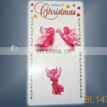 christmas hanging plastic angel ornament