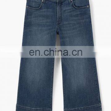 2016 Baiyimo Crop Style Side Pockets Women Denim Jeans Pants Bulk Wholesale