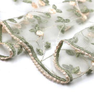 Dot Com Latest Style Strench Wedding Lace Fabric for Dress photo-2