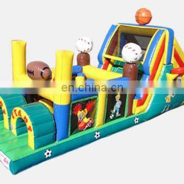 Backyard All Star Course ,new design inflatable obstacle course game