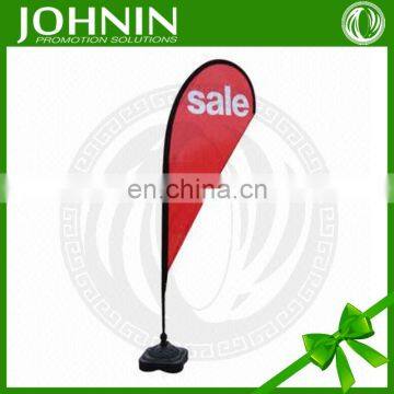 NO MOQ OEM custom outdoor advertising flag with pole