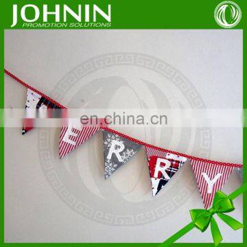 custom new promotional triangle bunting flag