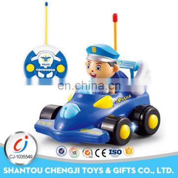 2 way wireless remote control toy rc police mini car for kids wholesale