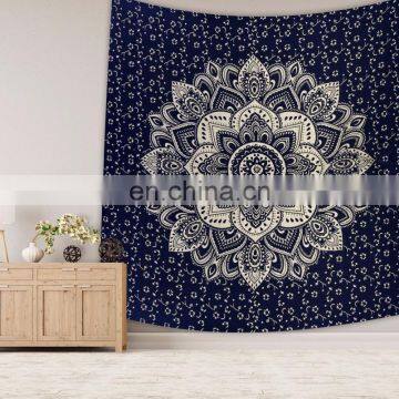 California Wall Hanging Indian Handmade Latest Ombre Mandala Tapestry Bedspread Home Decorative Wall Hanging Gold Bedsheet