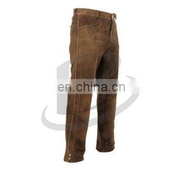 Genuine Suede german traditional full length leather Pant (Bavaria Pant)