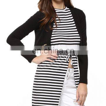 Black and white jacket for women