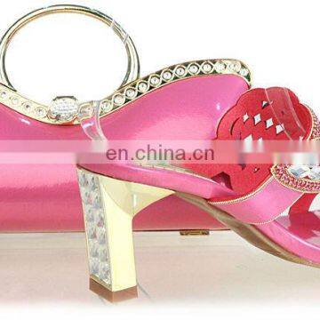 Pink soft woman shoe