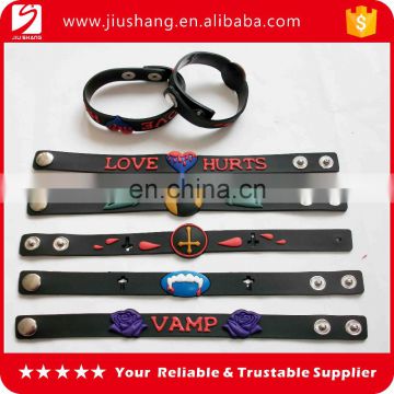 Custom soft pvc rubber bracelet for promotional