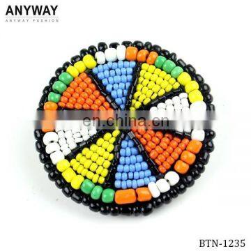 Wholesale Candy Color Beads Novelty Button for Kids