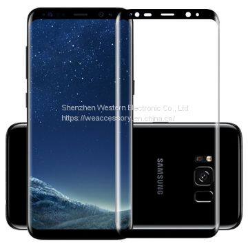 Wholesale 9H hardness high quality for samsung galaxy s9 3D tempered glass screen protector