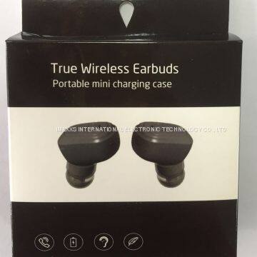 Mini Truly In Ear TWS Blue Tooth Earphones Noise Cancelling True Wireless Earbud photo-5