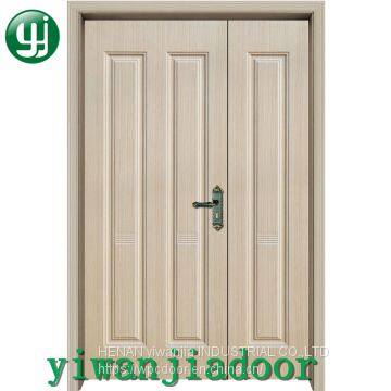 direct buy china new design wpc pvc wood plastic composited wooden door