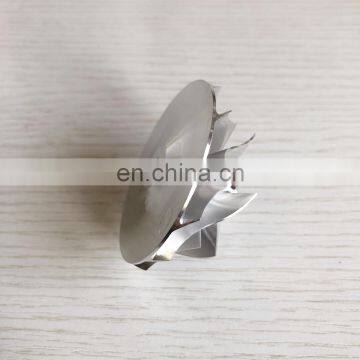 TD04HL 43.75/57.25mm 6+6 Blades Turbocharger Milling/aluminum 2618/billet Compressor Wheel
