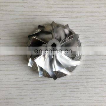 GT15-25 18G 50.39/68.01mm 6+6 blades high performance turbo milling/aluminum 2618/billet compressor wheel for 49378-01520