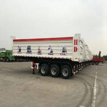 3 Axles 35cbm 50 Ton Dump Trailer/Tipper Trailer/Dump Trailer for Philippines photo-5