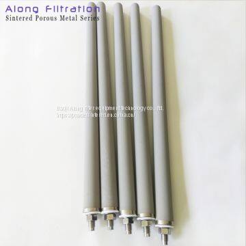 The factory directly supplies 50 micron titanium powder sintered porous filter core